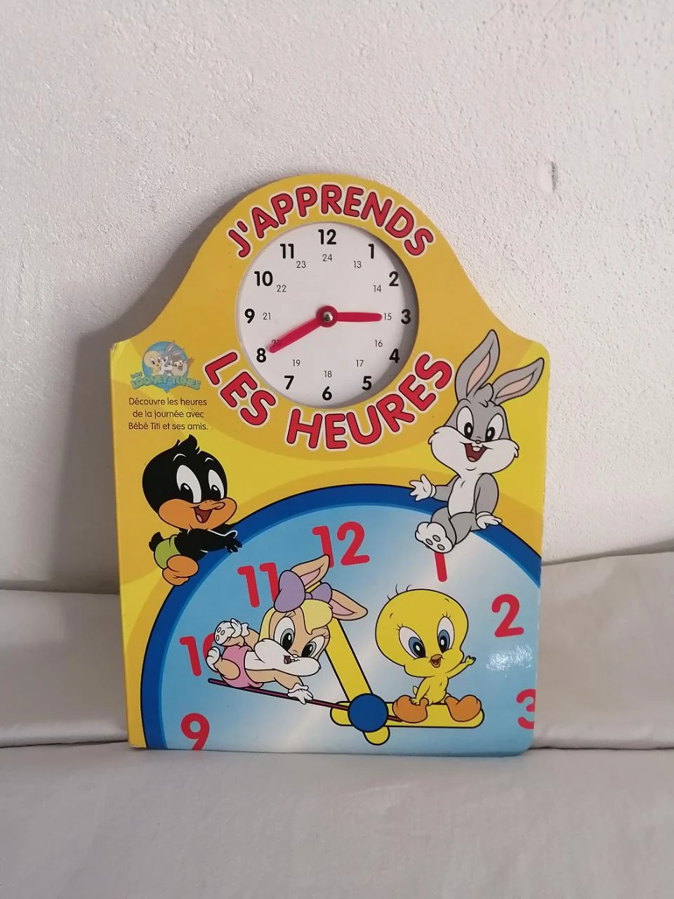 j'apprends les heures - livre enfant
